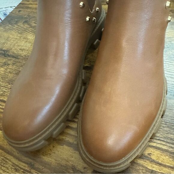 Michael Kors Ridley Astor Stud Leather Boots Size 7.5 New in box - Picture 13 of 15